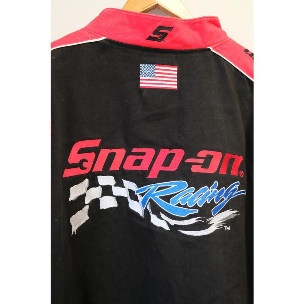 90's Snap-On Logo Racing Jacket - Picture 4 of 7